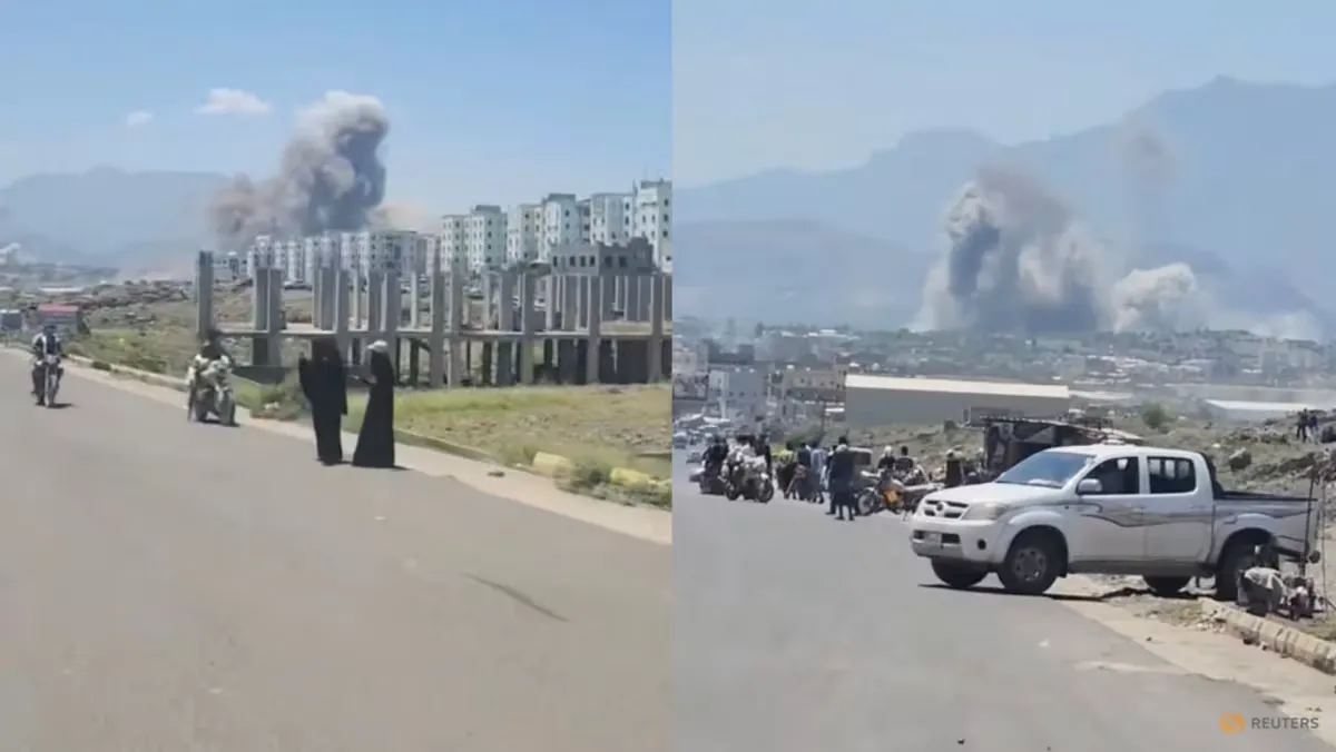 Houthis say Saudi strikes on Taiz market killed seven people