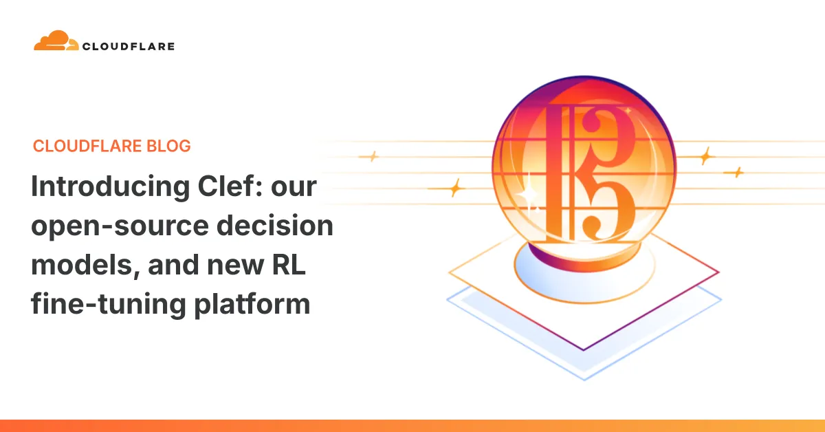Cloudflare releases two open-source Clef decision models on 1 October
