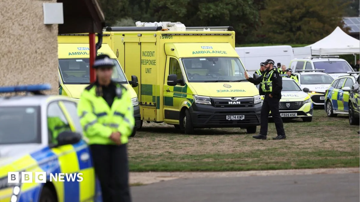 Police declare major incident near RAF Fairford after explosives arrests
