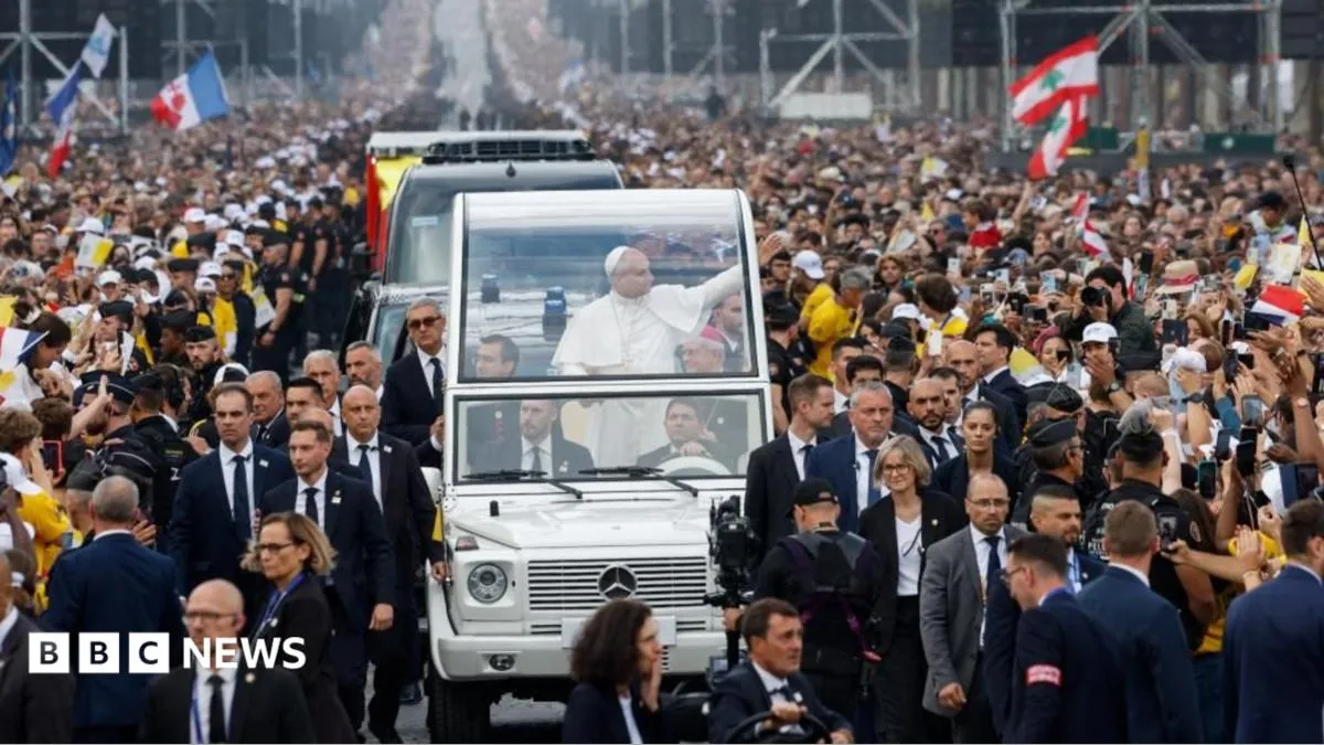 Pope Leo draws 600,000 registered to Paris open-air Mass
